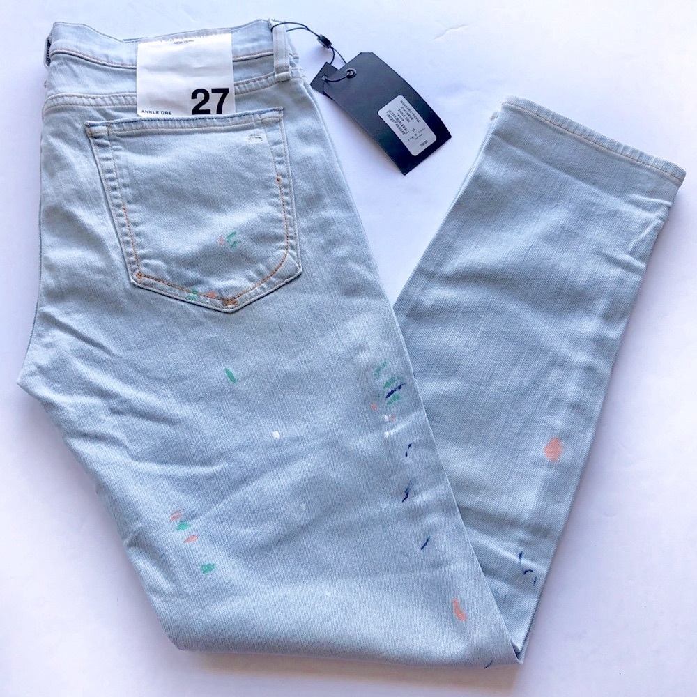 rag&bone NWT Dre Paint Splatter Skinny Jeans - Picture 4 of 8